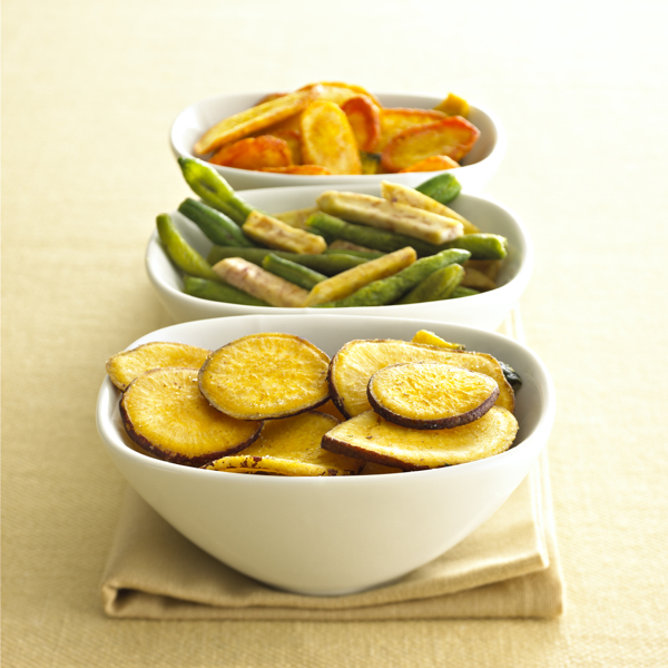 Crunchy Chips From The Dehydrator Gazing In